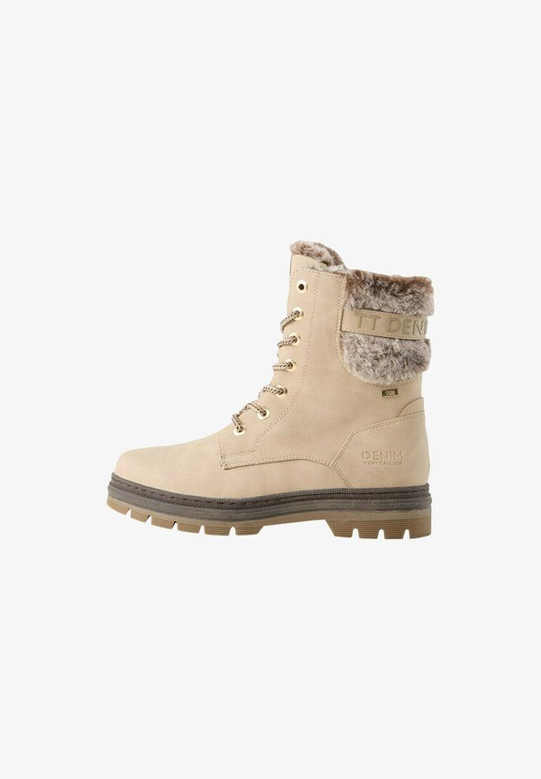 TOM TAILOR Winter boots - dk cream