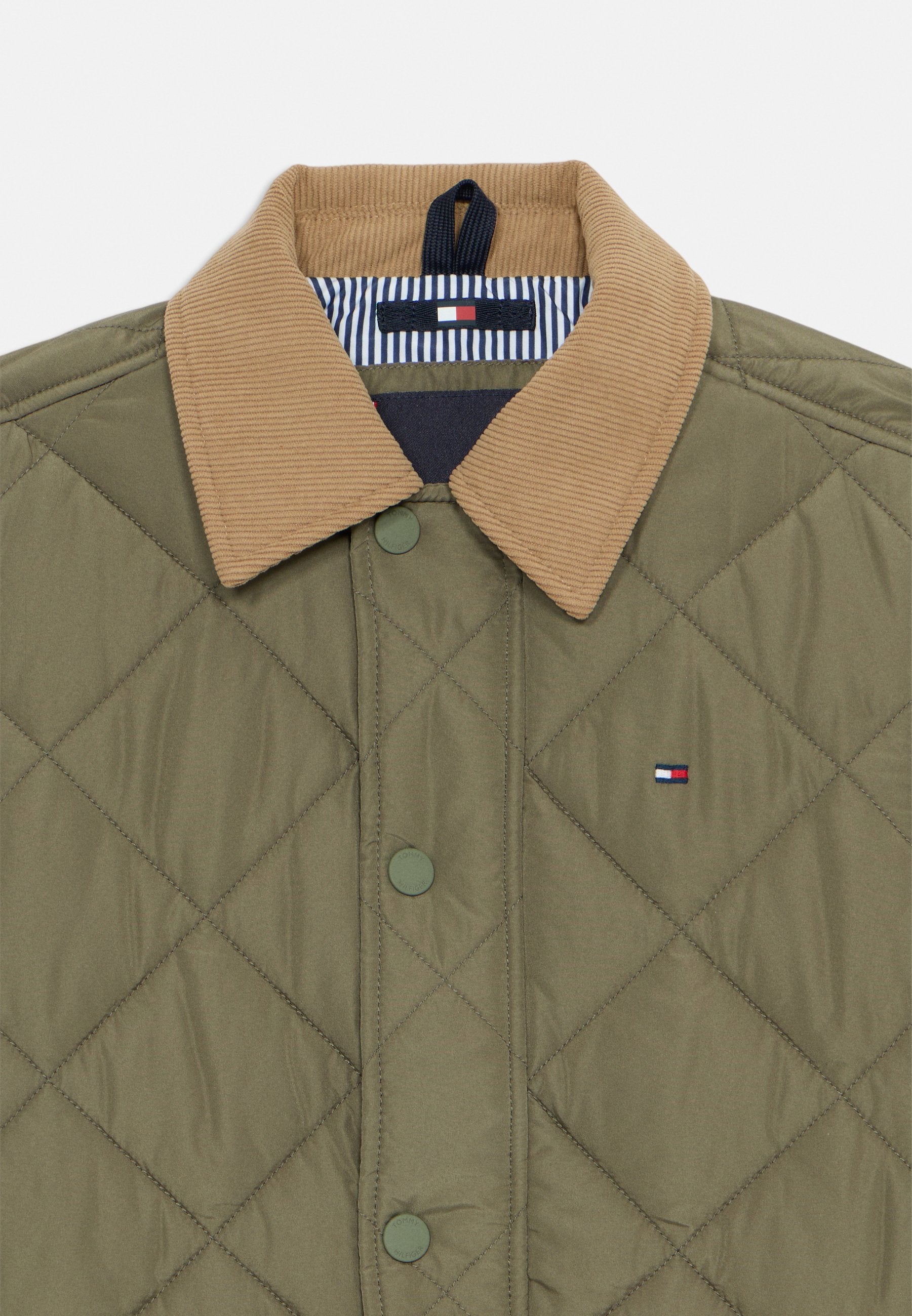 Tommy Hilfiger CONTRAST COLLAR QUILTED JACKET