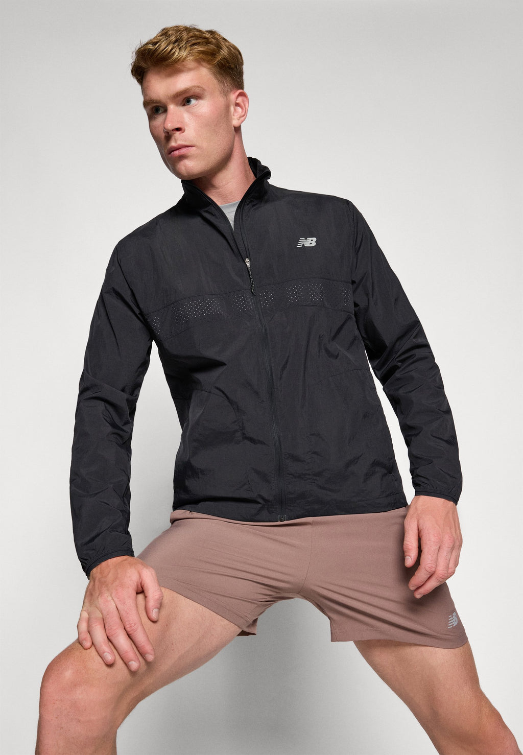 New Balance ATHLETICS REFLECTIVE PACKABLE JACKET