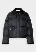 JACKET CONTRAST COLLAR FLAP POCKETS Media 1