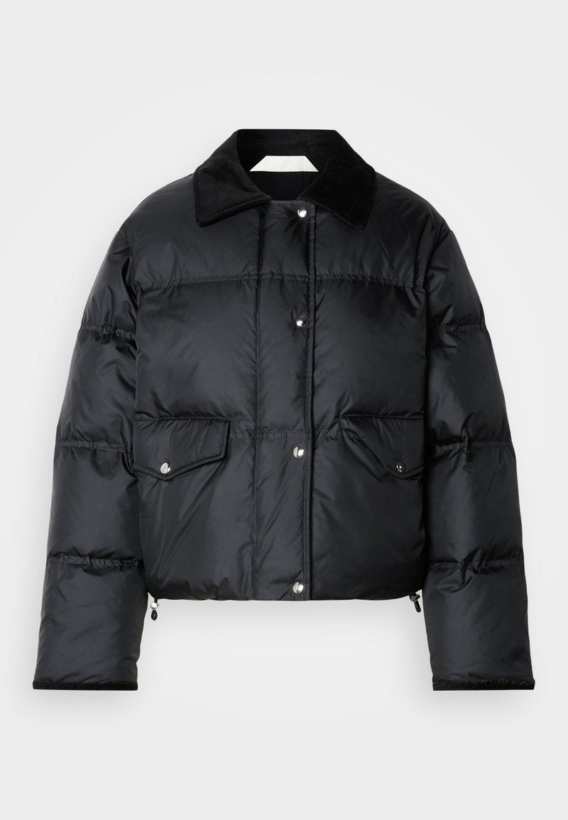 JACKET CONTRAST COLLAR FLAP POCKETS Media 1