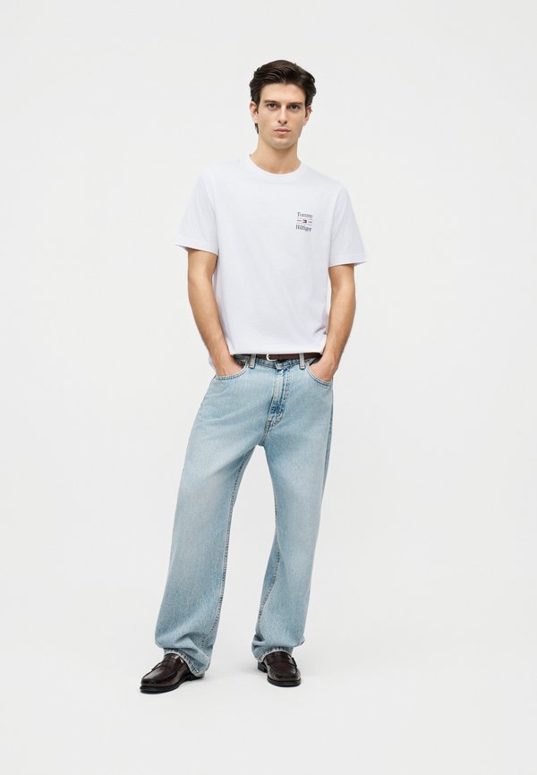 Tommy Hilfiger CHEST GRAPHIC TEES ZALANDO EXCLUSIVE 2 PACK - Basic T-shirt - white