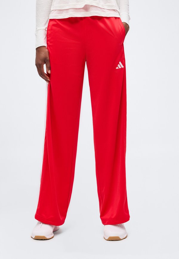 adidas Sportswear DAYREADY WIDE LEG TRACKPANTS - Tracksuit bottoms - pure ruby