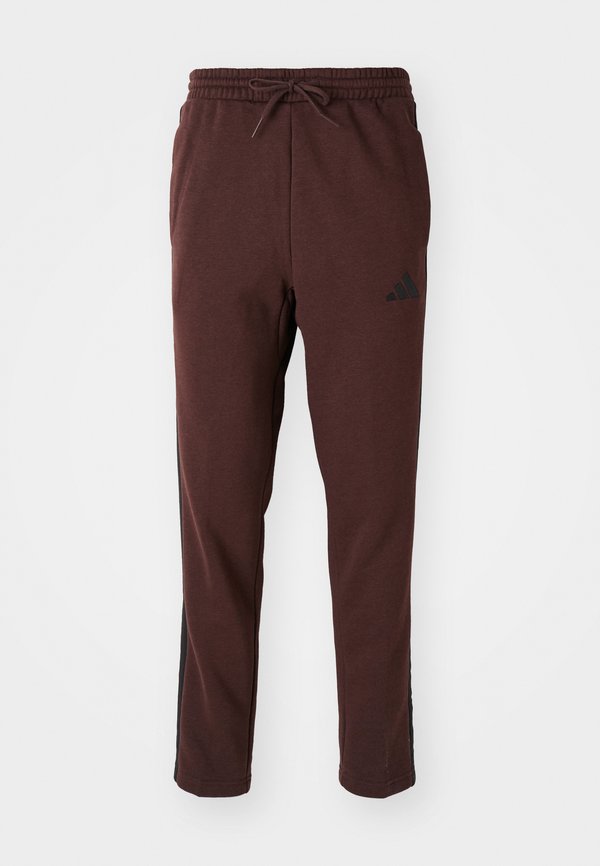 adidas Sportswear Tracksuit bottoms - shadow brown/black