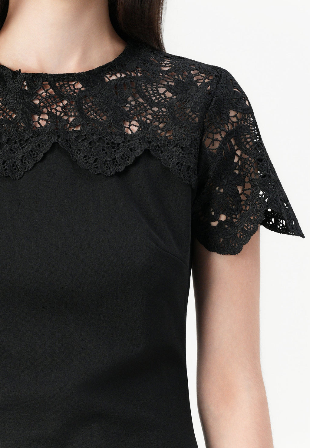 VILA VICLARA O NECK SHORT DRESS