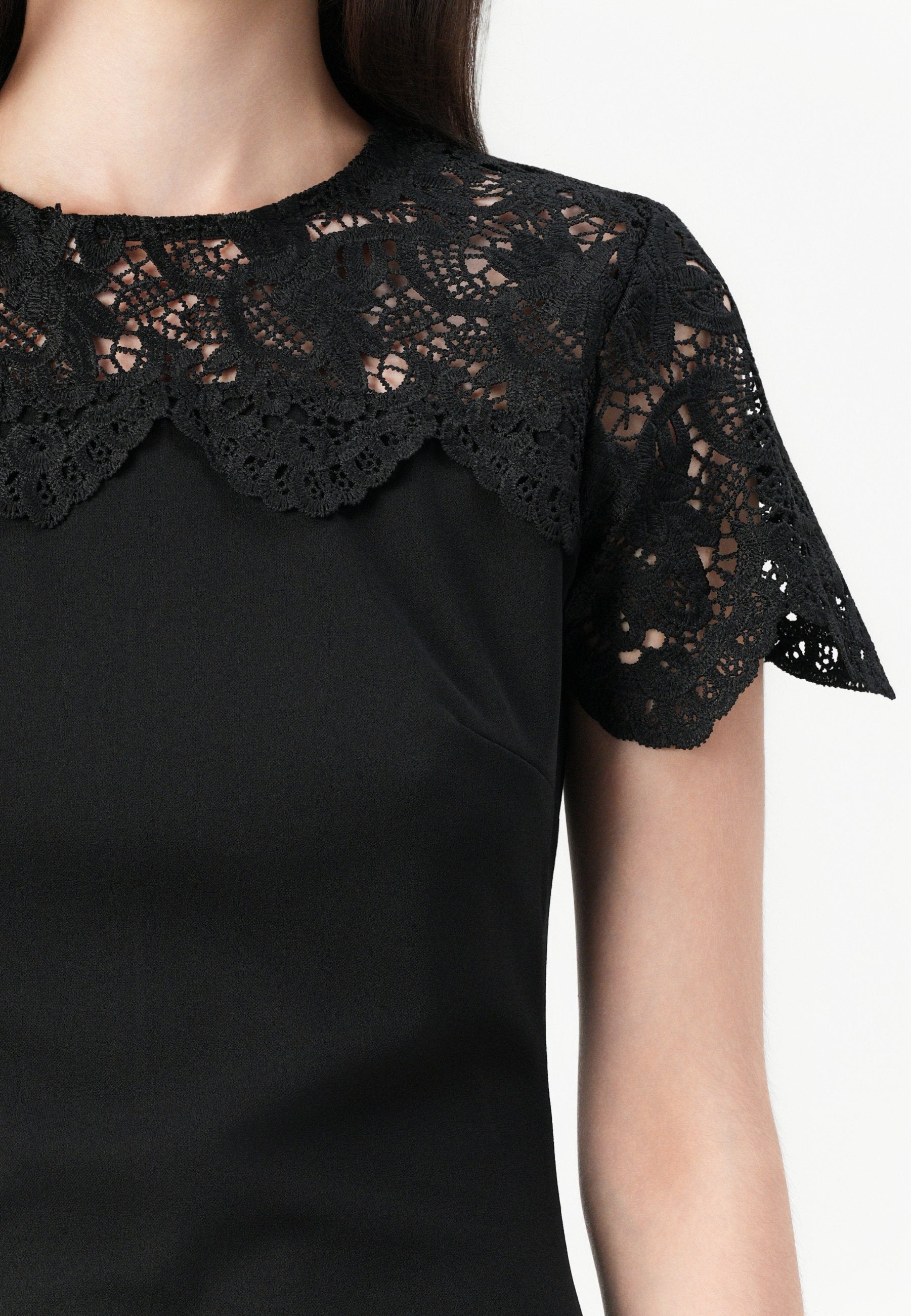 VILA VICLARA O NECK SHORT DRESS