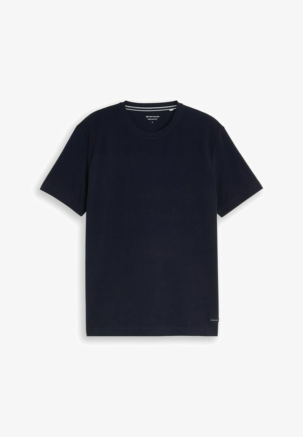TOM TAILOR PIQUÉ T-SHIRT - Basic T-shirt - sky captain blue
