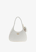 Guess ATABEY HOBO - Handbag - cream white