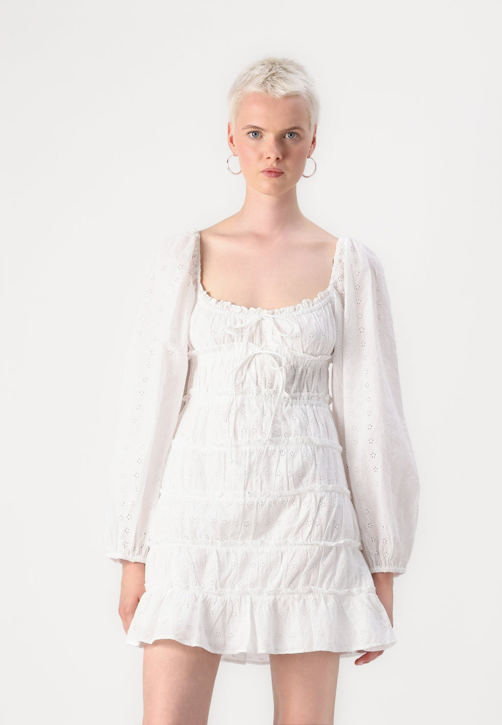 Gina Tricot BRODERIE ANGLAIS DRESS