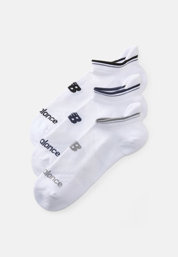 New Balance RUN NO SHOW UNISEX 3 PACK - Sneaker socks - white