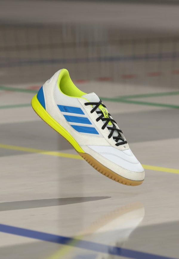 adidas Performance TOP SALA COMPETITON II INDOOR - Indoor football boots - footwear white/lucid ray blue/solar yellow