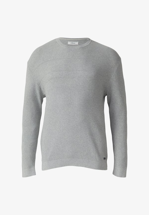 s.Oliver PULLOVER - Jumper - grau meliert