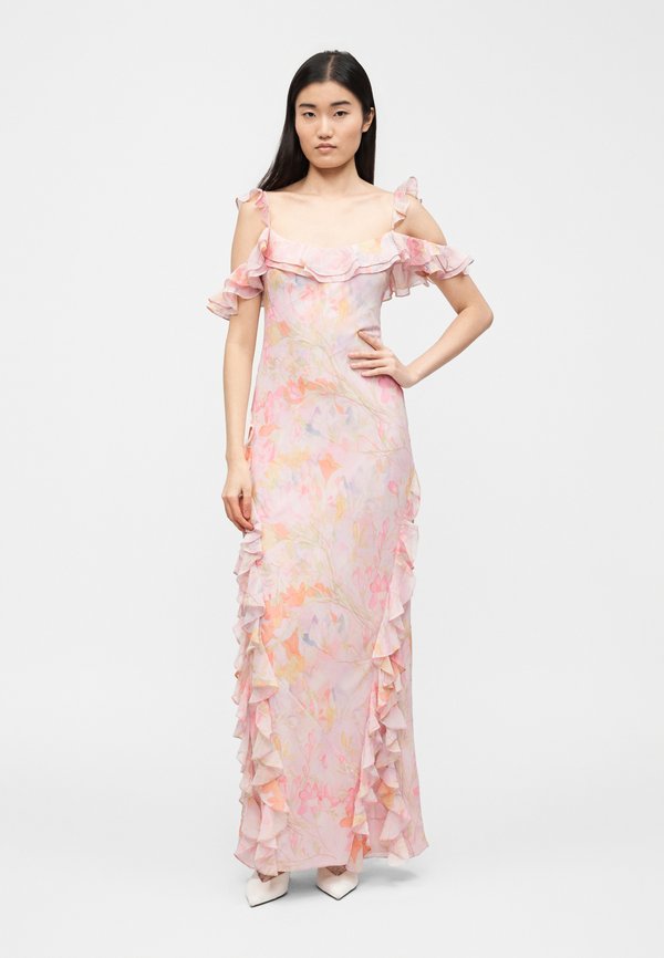 Needle & Thread FLOATING FREESIAS GEORGETTE CAMI GOWN
