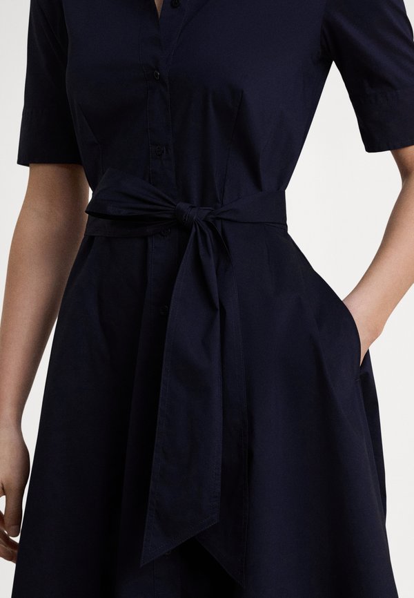 Lauren Ralph Lauren Petite BELTED COTTON-BLEND SHIRTDRESS