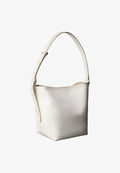 Calvin Klein EMBLEM MEDIUM BUCKET - Handbag - white