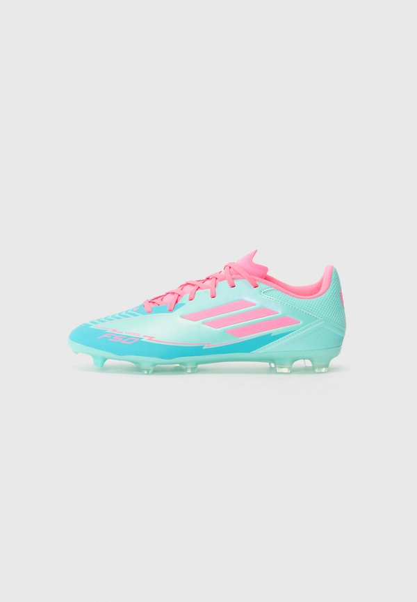 adidas Performance MESSI F50 LEAGUE - Firm-ground football boots - flash aqua/lucid pink/lucid cyan