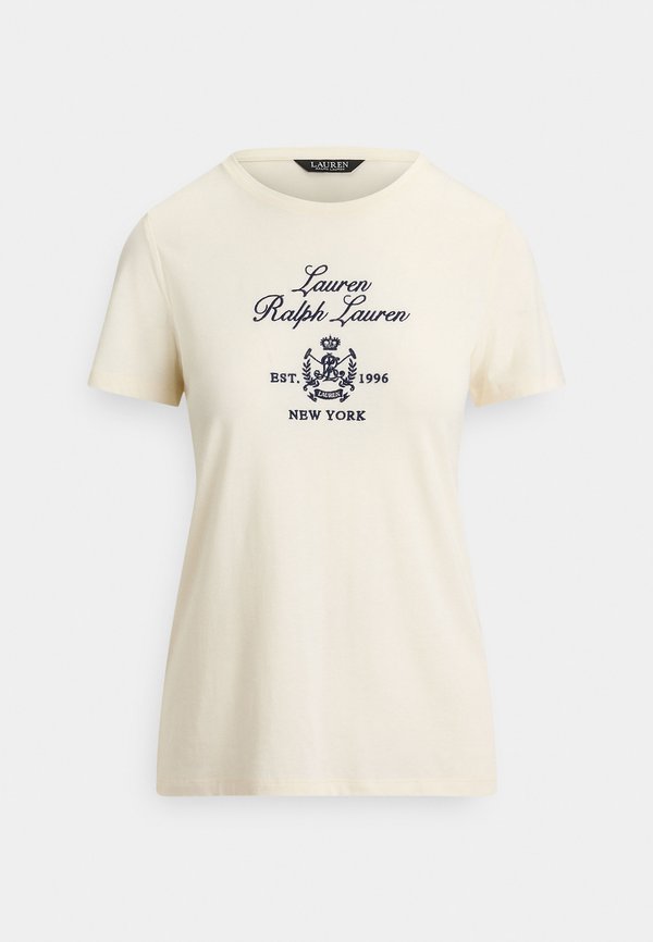 Lauren Ralph Lauren Petite EMBROIDERED-CREST JERSEY TEE