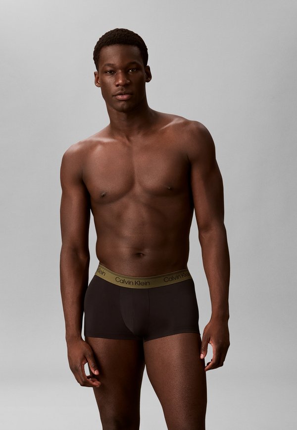 Calvin Klein Underwear LOW RISE TRUNK STRETCH 5 PACK  - Trunks - black/poseidon blue/olive night/convoy