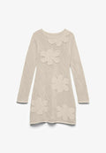 Vero Moda KNITTED DRESS VMDAHLIA MIDI DRESS - Shift dress - birch