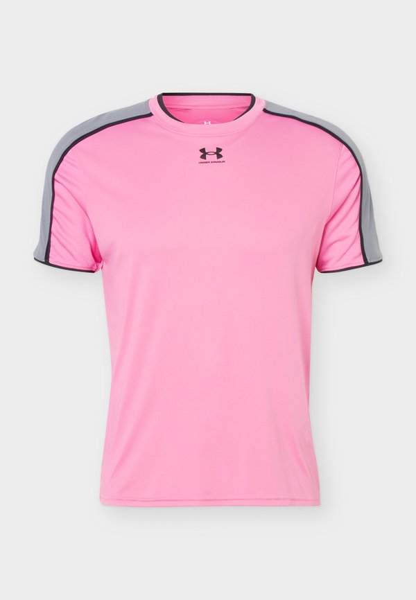 Under Armour CHALLENGER TRAIN - Sports T-shirt - pink frenzy/titan gray/black