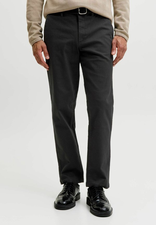 Jack & Jones CHINO TROUSERS REGULAR FIT CHINO TROUSERS - Chinos - black