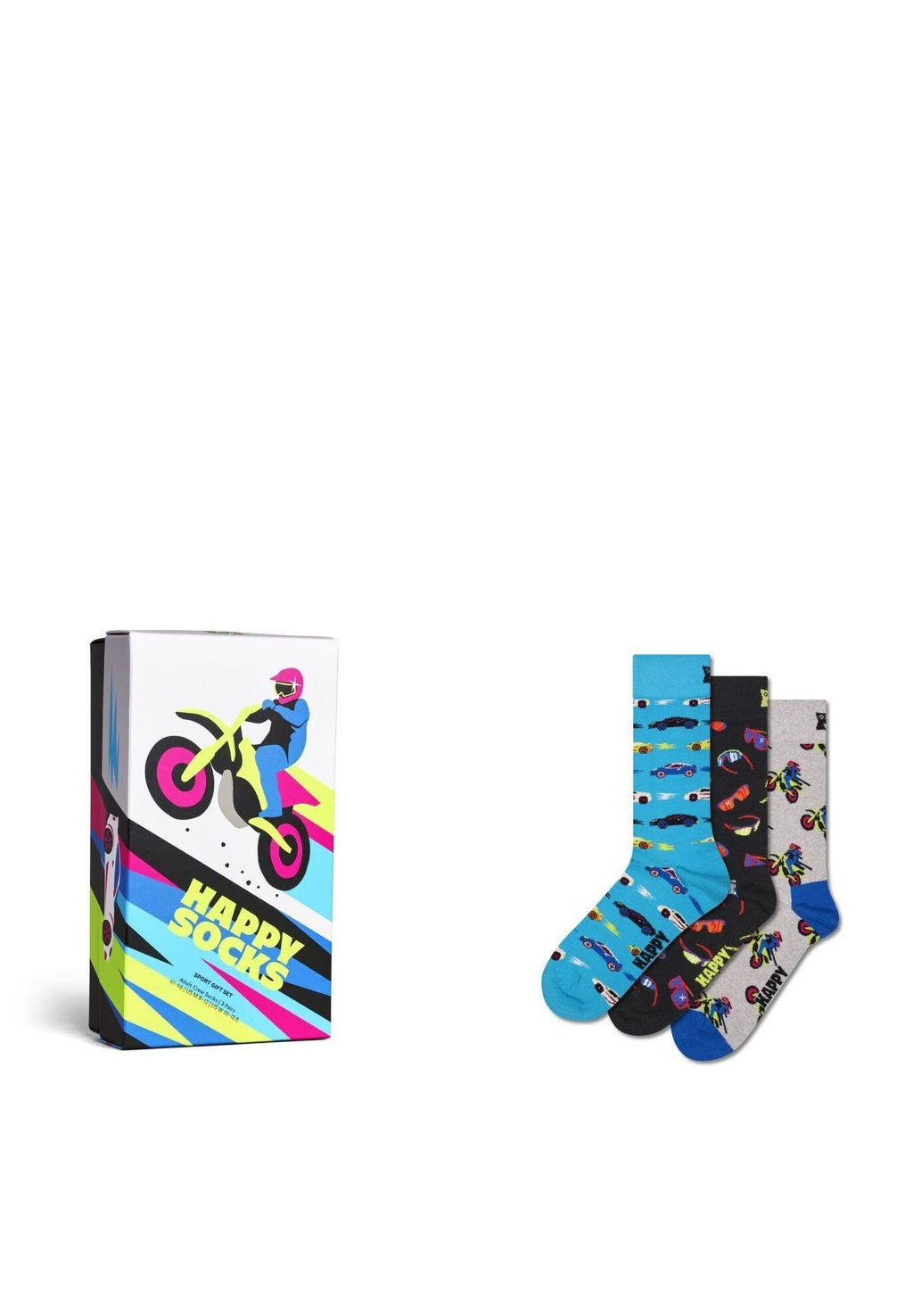 Happy Socks 3-PACK FAST SPORTS GIFT