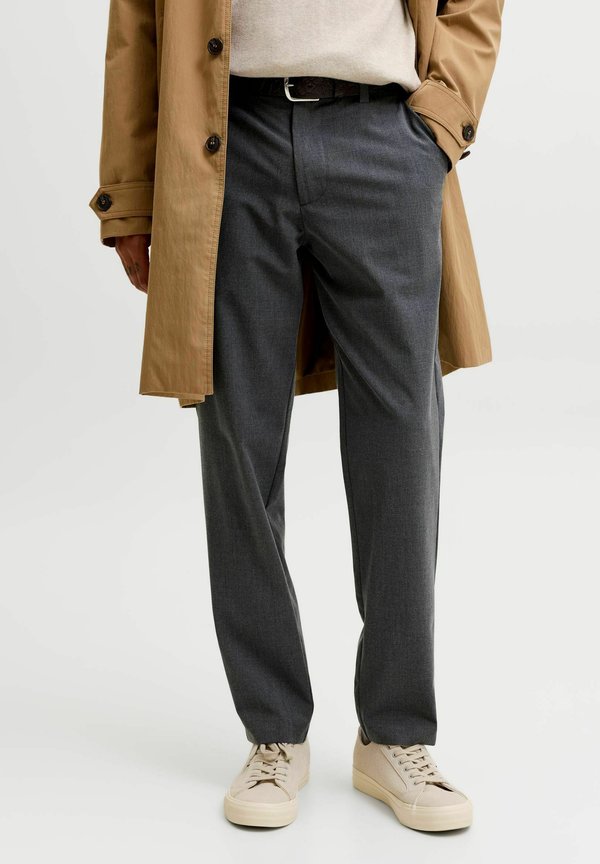 Jack & Jones JPSTOLLIE CONNOR CHINO - Chinos - dark grey melange