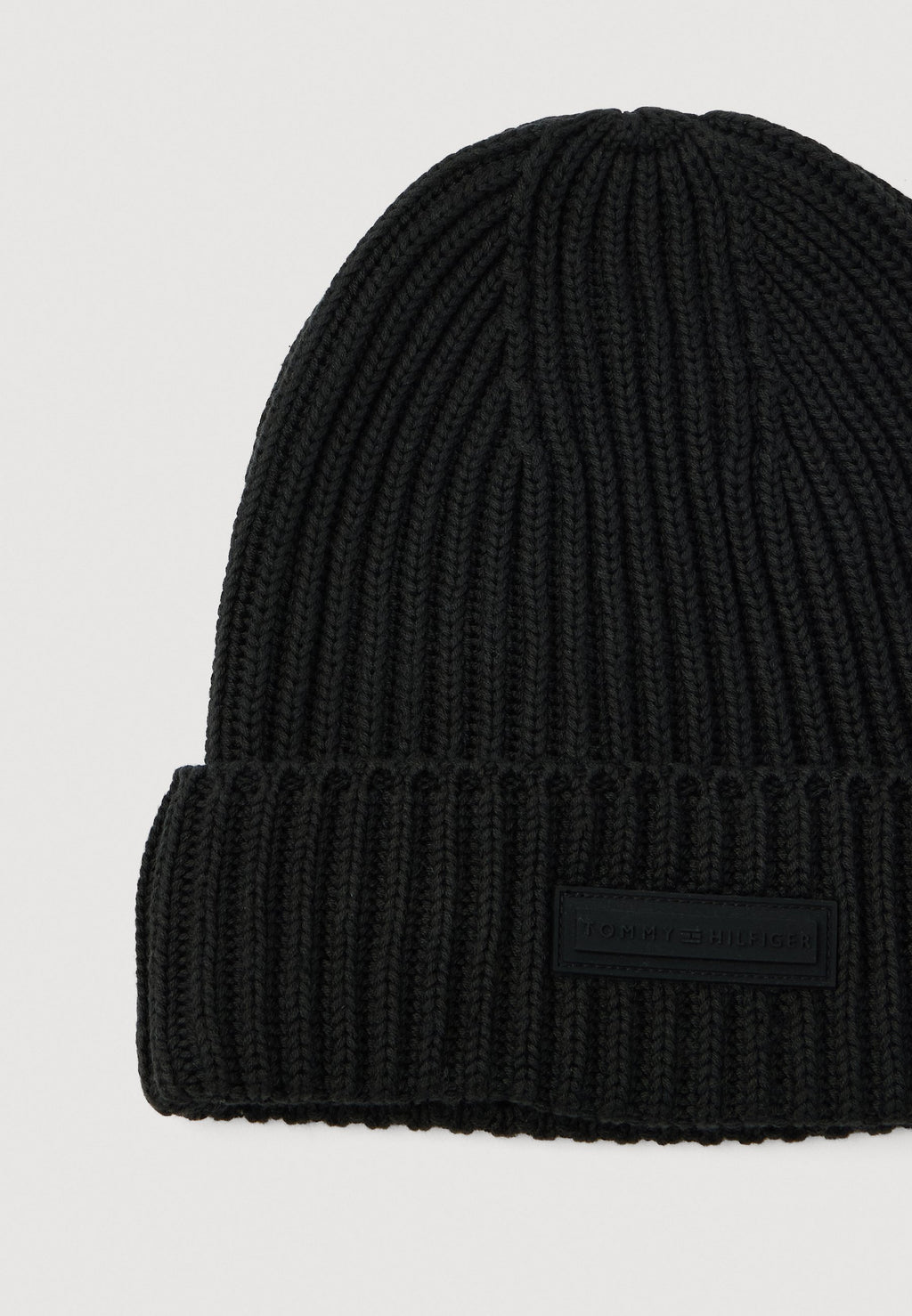 RUBBERISED LOGO KNIT BEANIE WITH WOOL Media 4