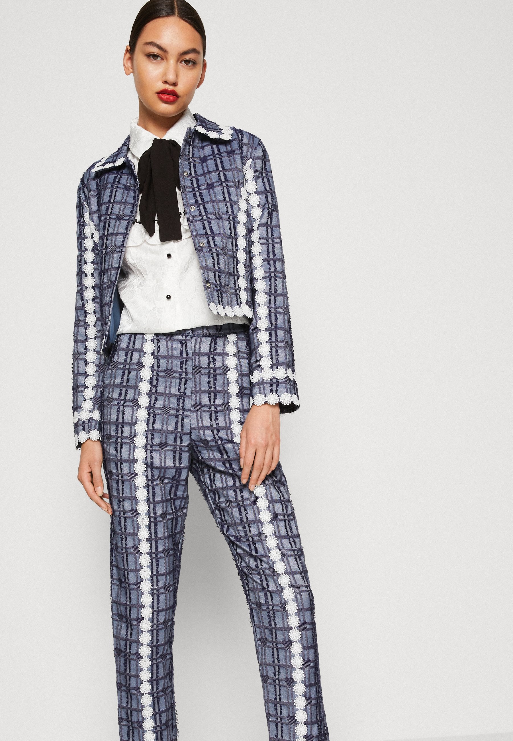 Sister Jane RODEO DAISY TRIMMED TROUSERS