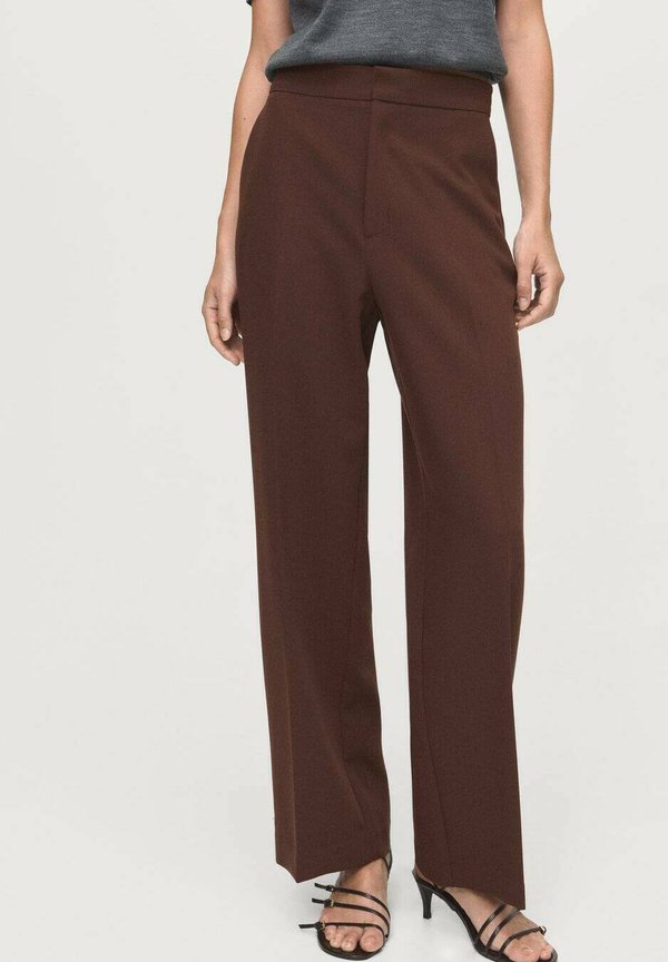 Mango Trousers - chocolate