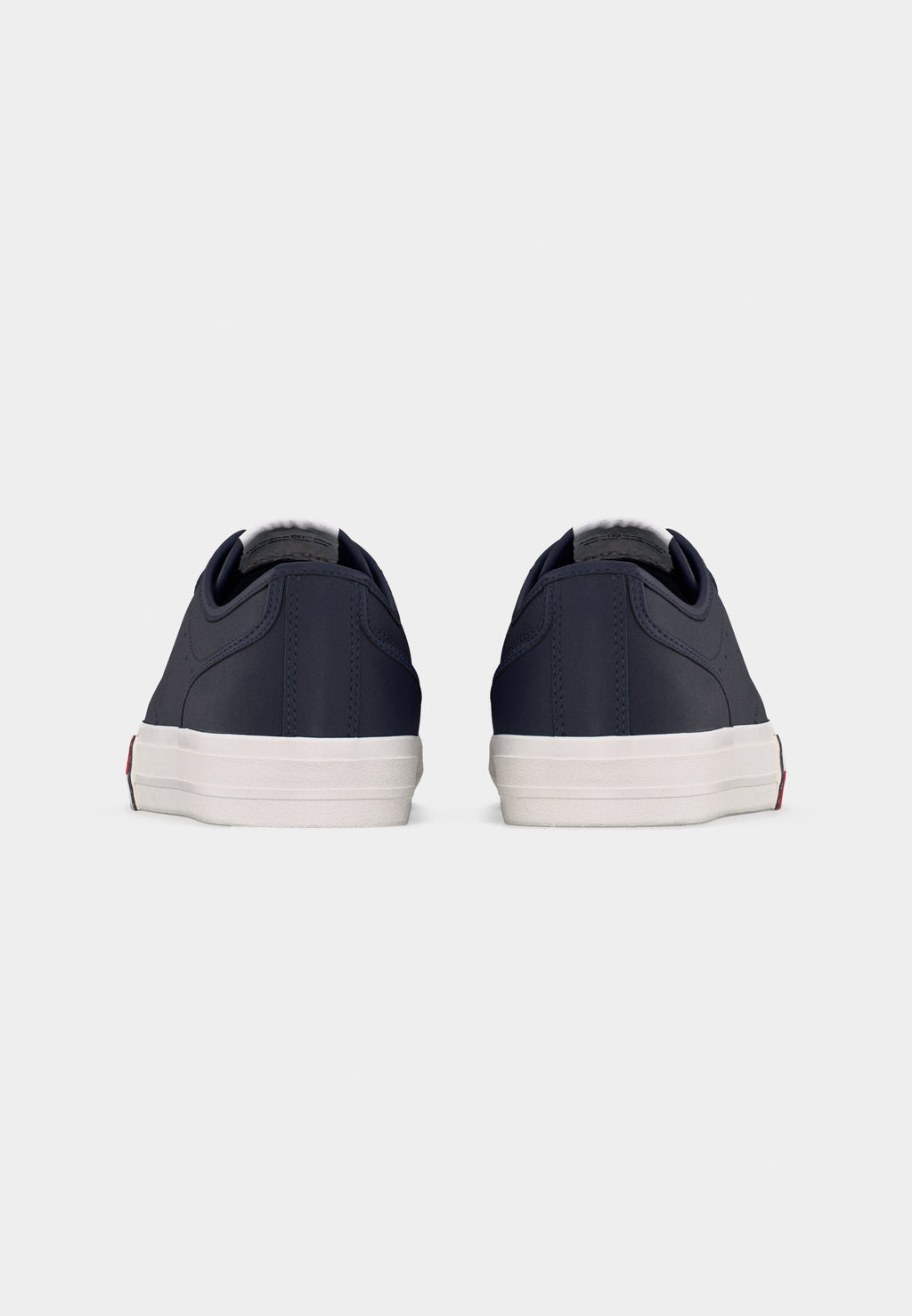 Tommy Jeans ARCHIVE FLAG STRIPE LEATHER TRAINERS