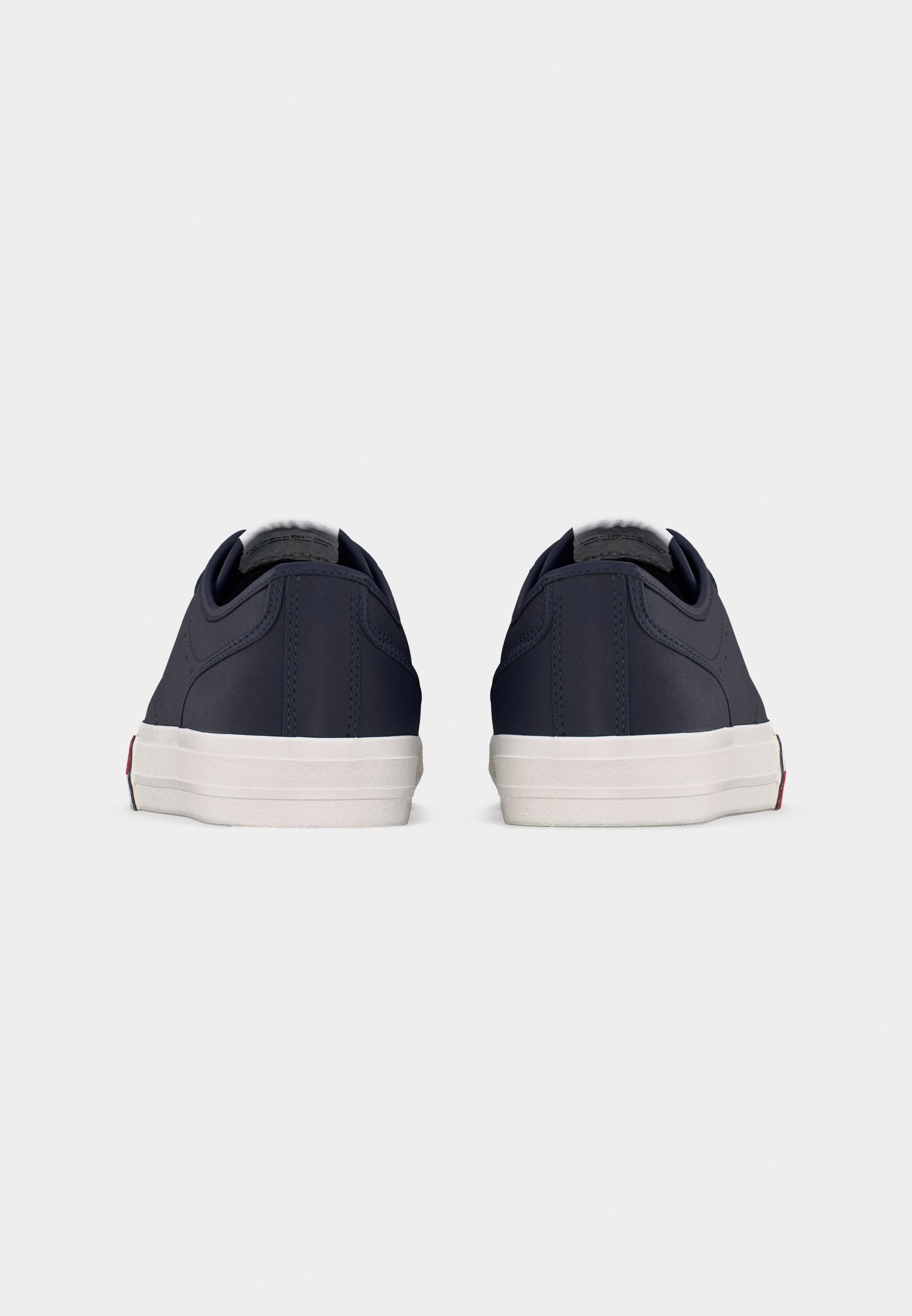 Tommy Jeans ARCHIVE FLAG STRIPE LEATHER TRAINERS