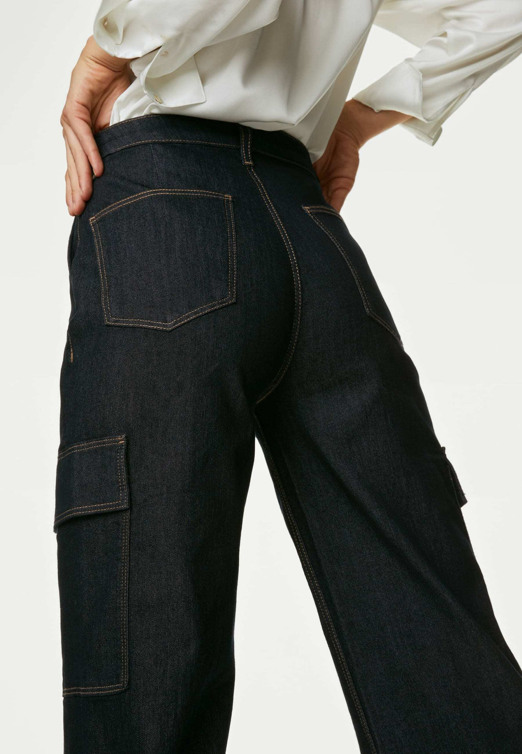 Marks & Spencer HIGH WAISTED WIDE LEG