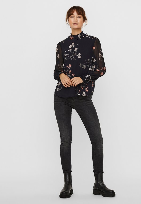 Vero Moda VMSMILLA - Blouse - night sky/hallie