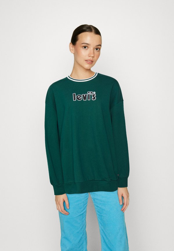 Levi's® GRAPHIC PRISM CREW - Sweatshirt - deep sea moss