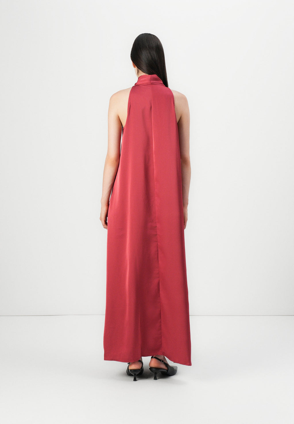 VILA VIFADIA TIE DETAIL MAXI DRESS