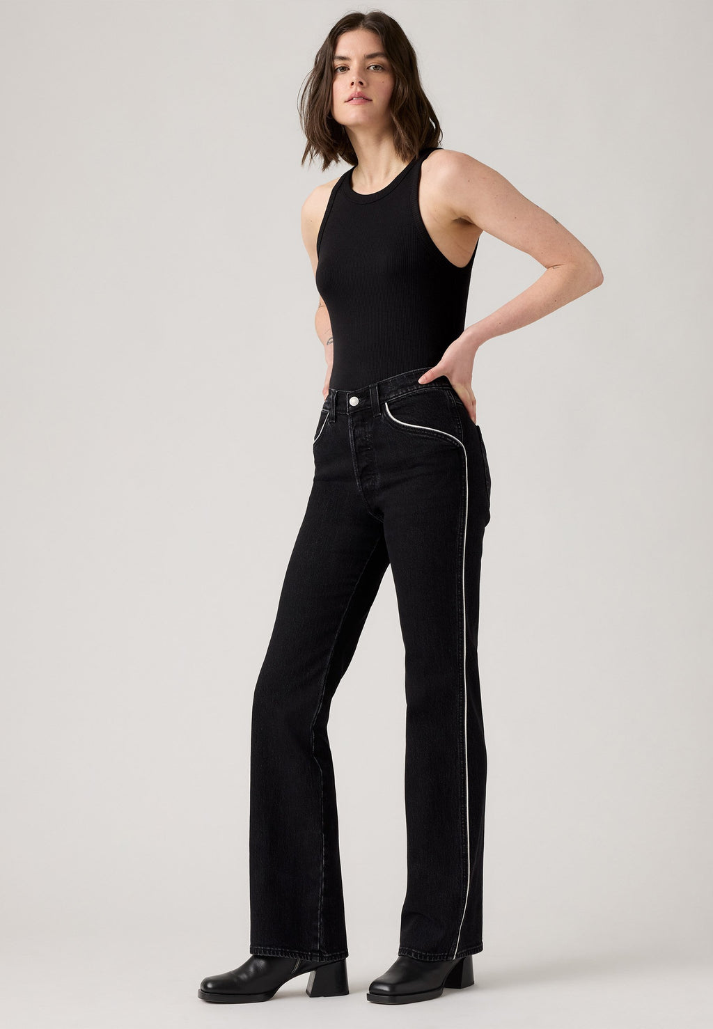 Levi's® WEDGIE BOOT PIPING