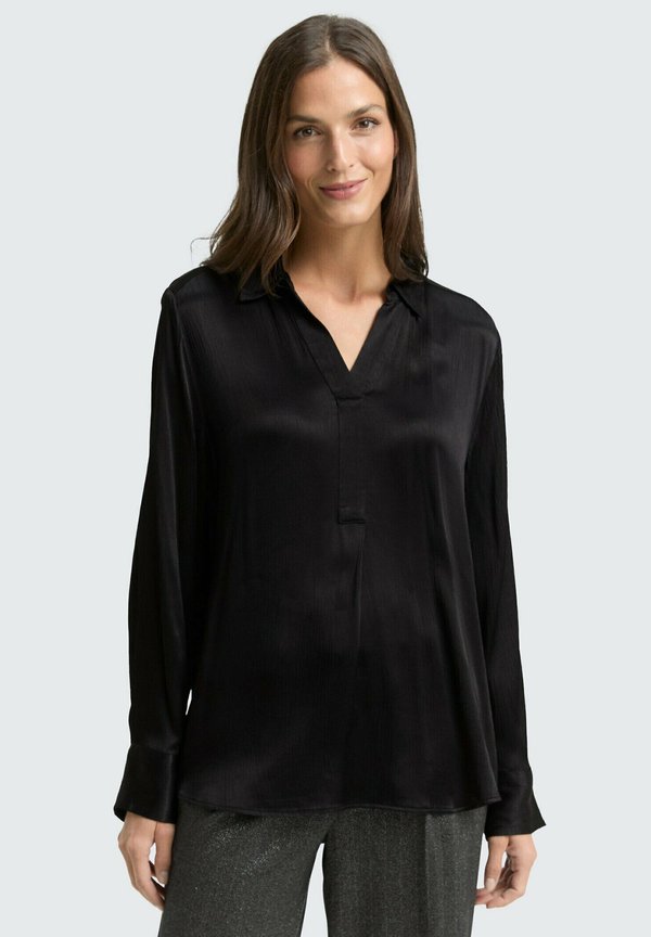 TOM TAILOR Blouse - deep black