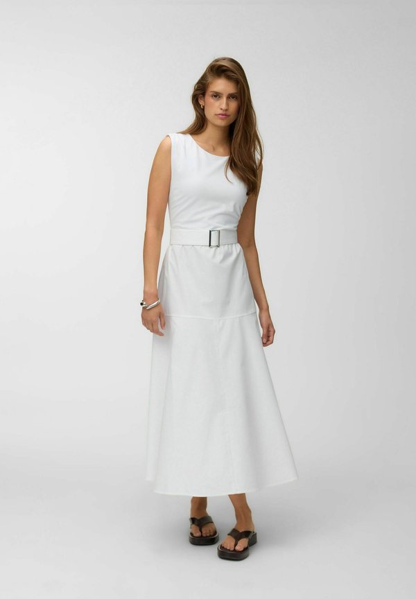 Vero Moda DRESS VMELLEN LONG DRESS - Maxi dress - bright white