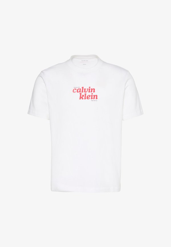 Calvin Klein Jeans Print T-shirt - bright white