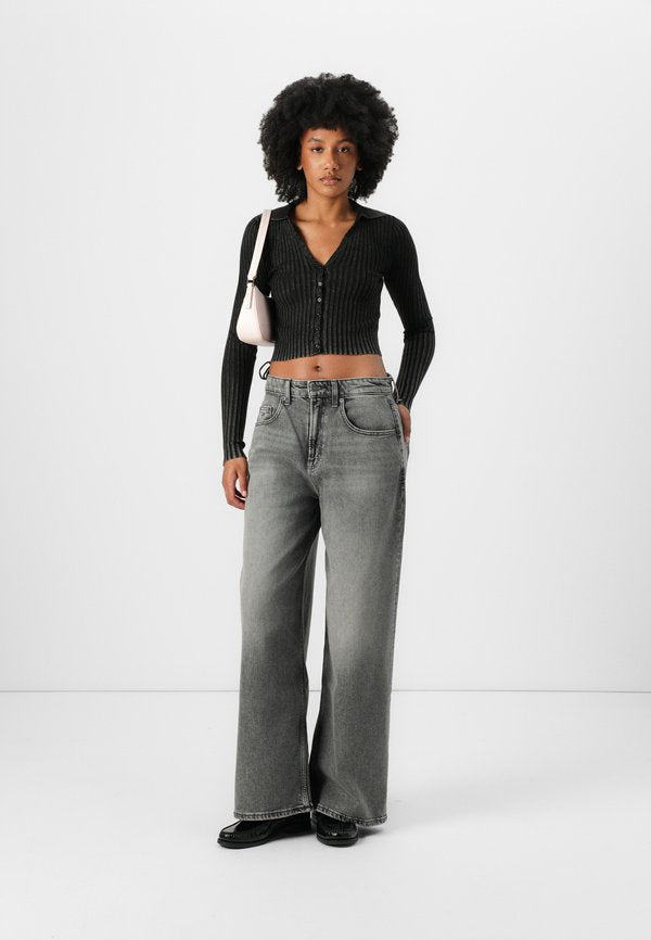 Guess Originals SHIRRED TIE CARDIGAN