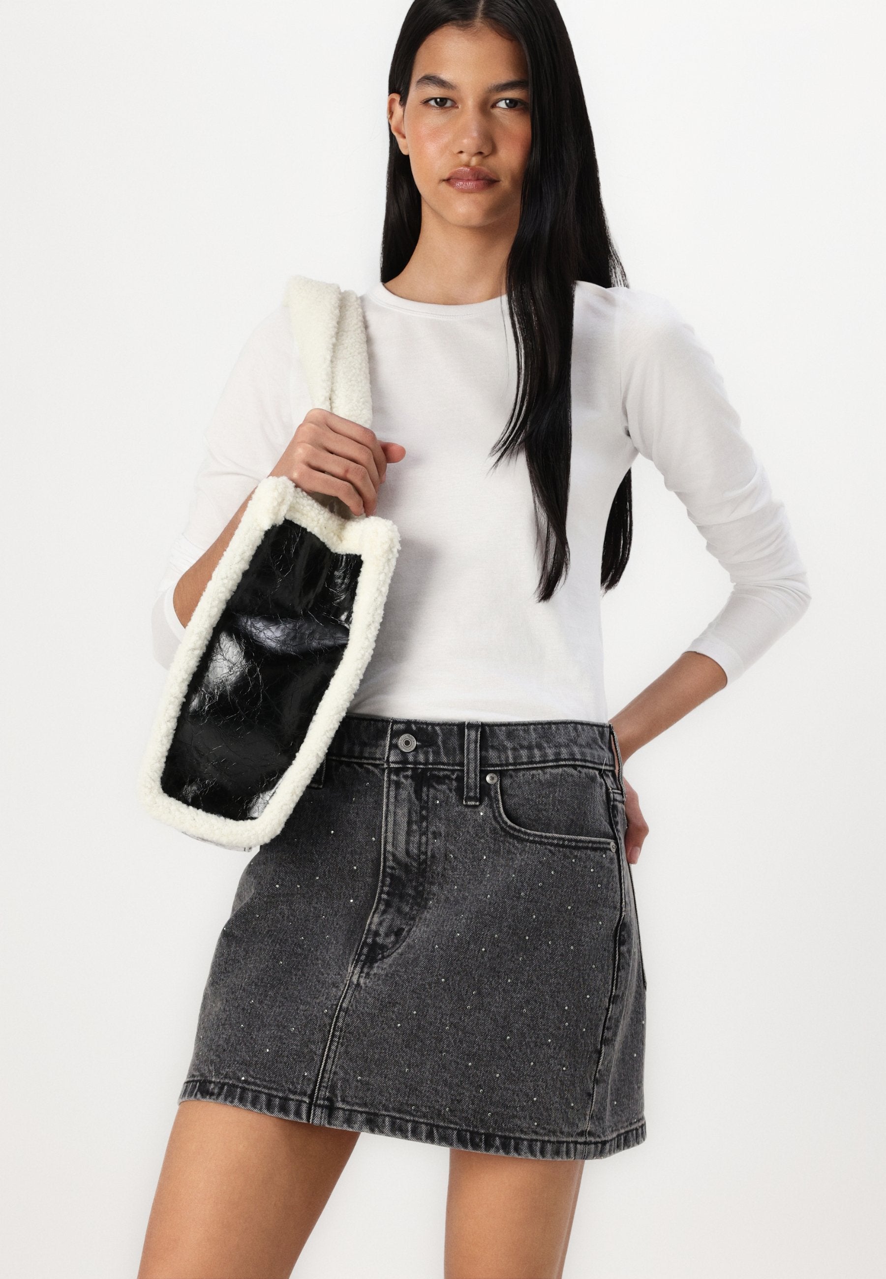 Abercrombie & Fitch Denim Mini Skirt
