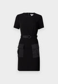 FIT AND FLARE CARGO POCKET DRESS Media 1
