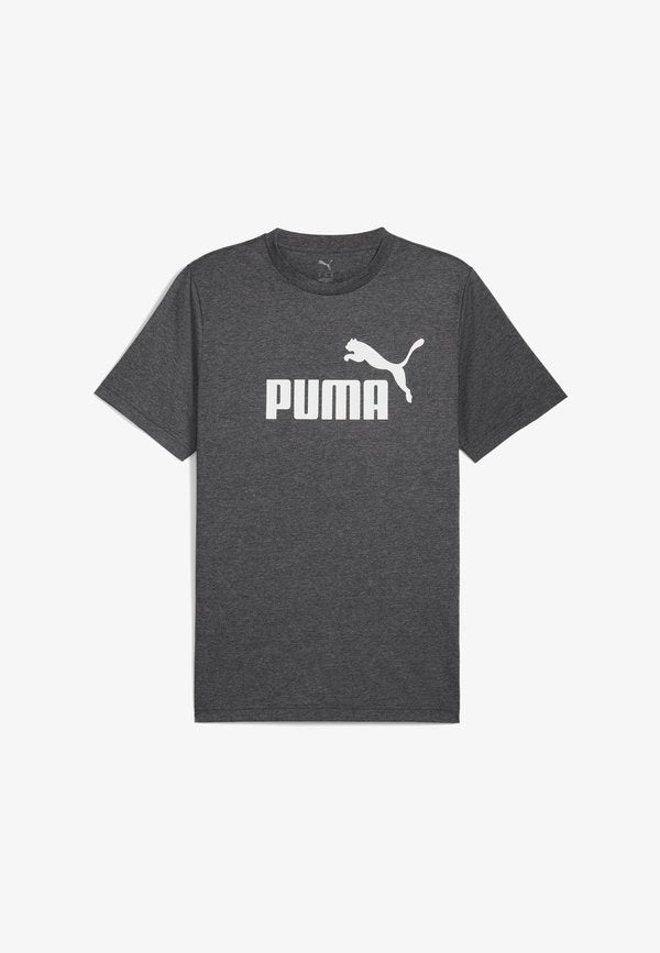 Puma ESSENTIALS NO 1 LOGO HEATHER   - Print T-shirt - black