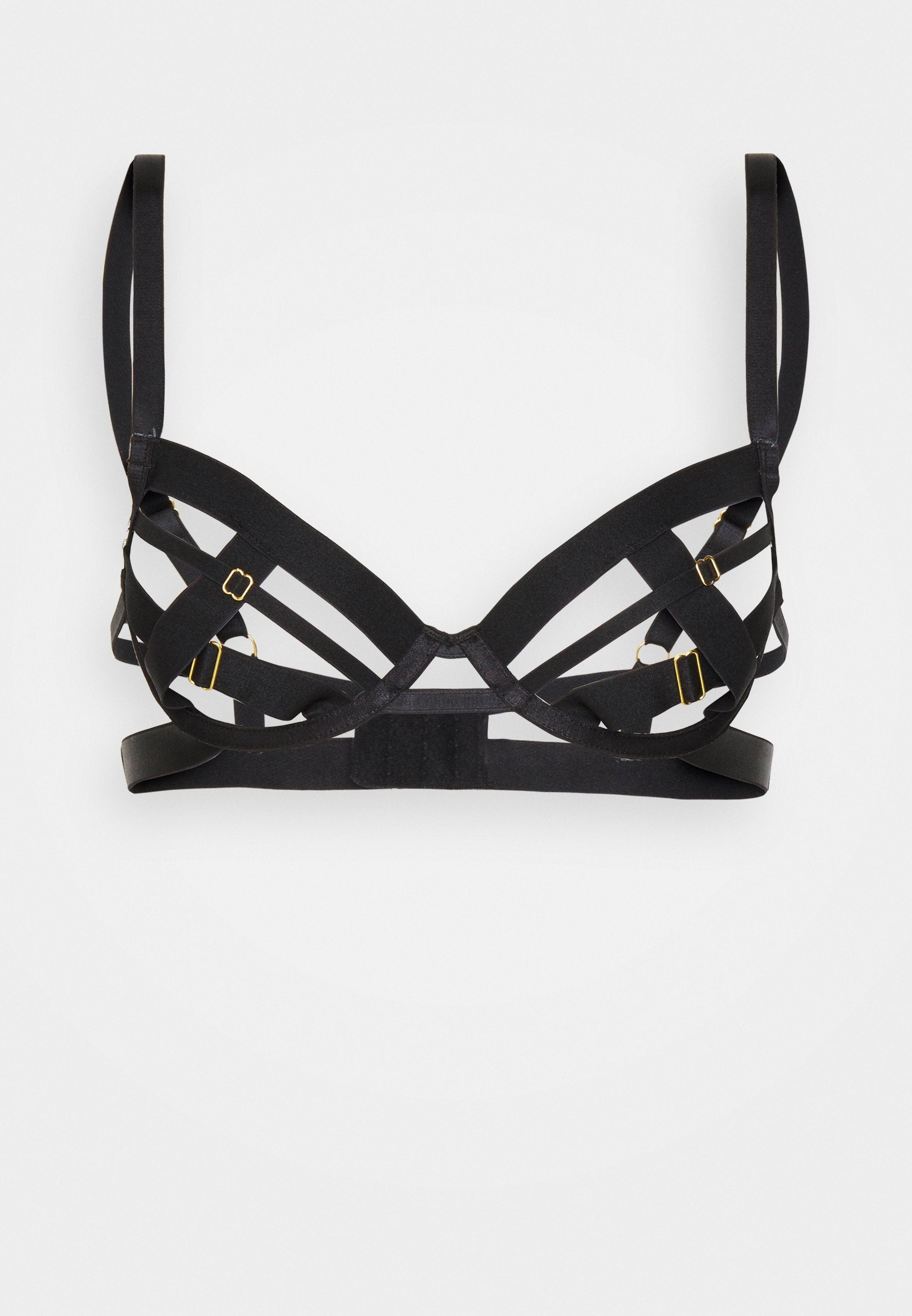 Playful Promises WOLF WHISTLE AFTER DARK CHANTAL OPEN BRA WITH FIXED SLIDER DETAIL