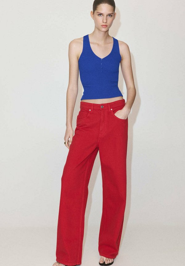 Mango ADULT - Top - neon blue