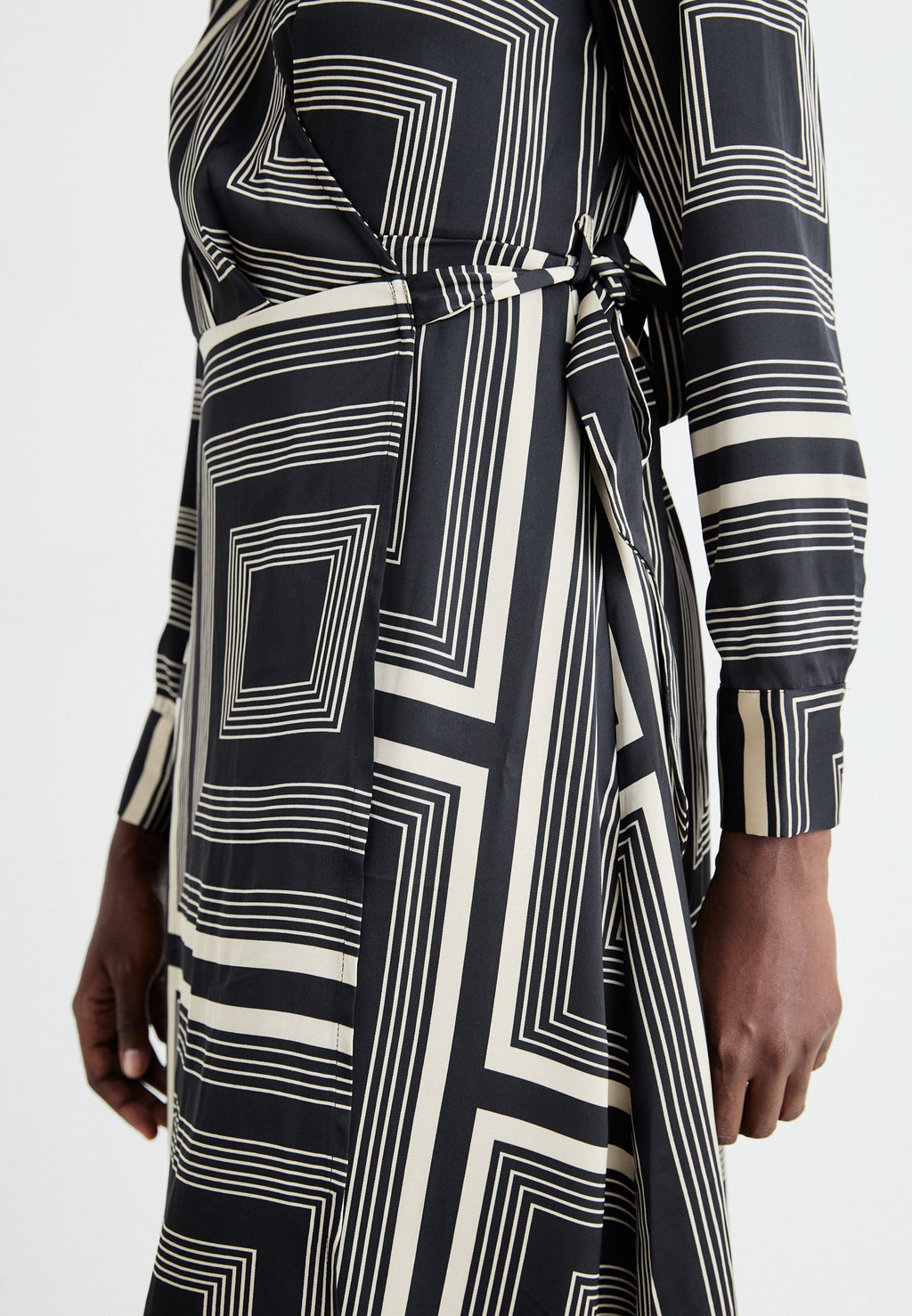 VILA VIMADJA WRAP MIDI DRESS