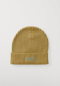 Calvin Klein PATCH CHUNKY RIB COTTON BEANIE - Beanie - cedar