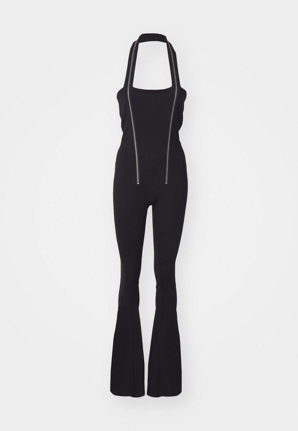 GmbH DOUBLE ZIP HALTER NECK FLARED LEG
