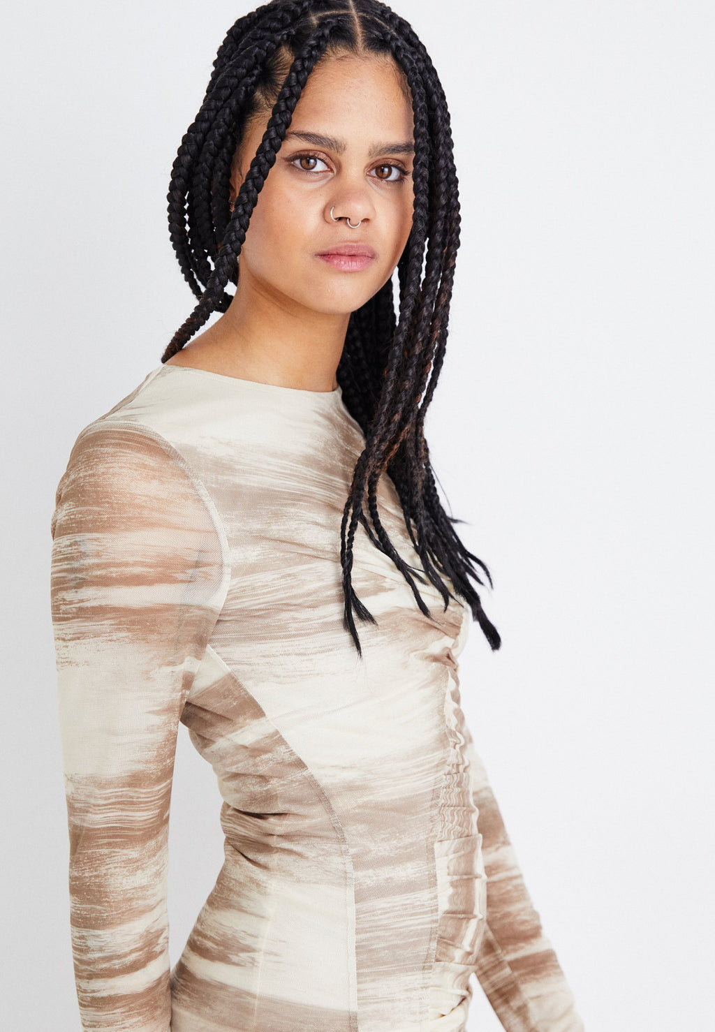 Noisy May NMLESLEY RUCHING SHORT DRESS